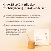 Glow25 Kollagen Pulver Vorteile