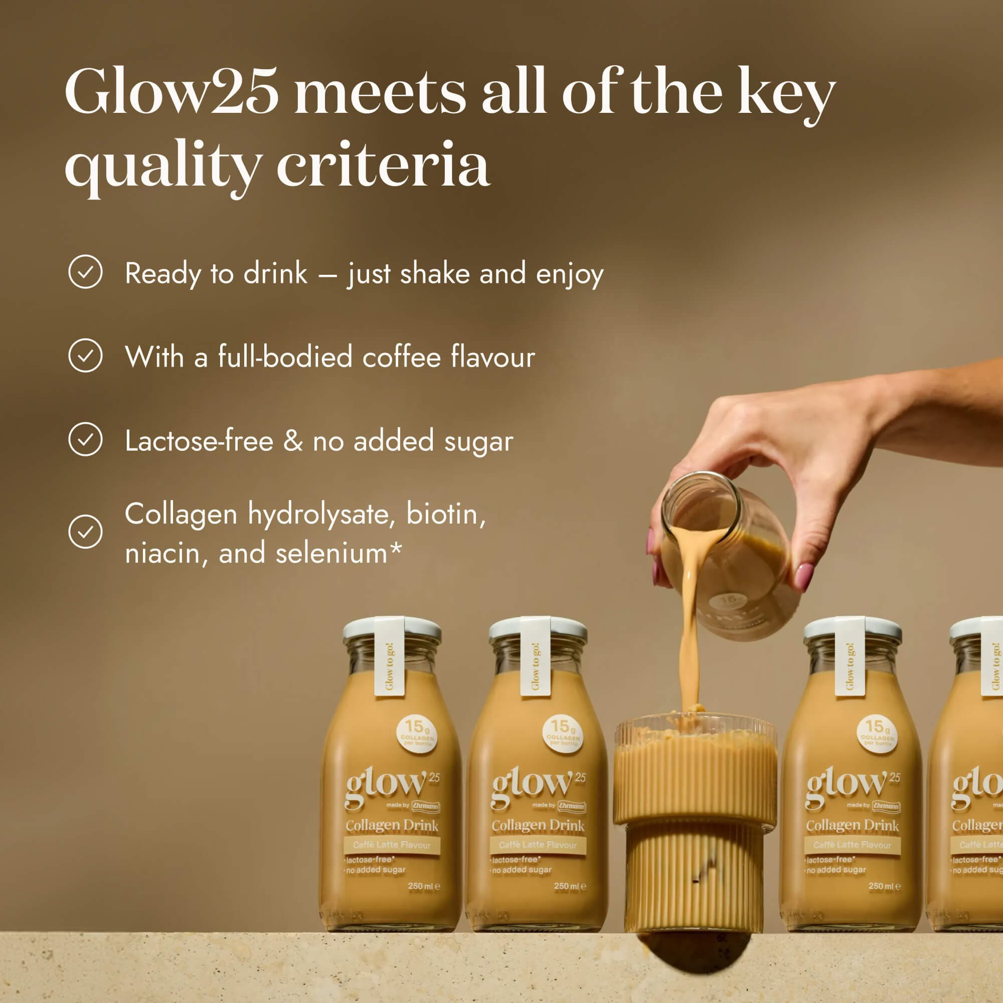 Collagen Drink – Caffè Latte Flavour (10 Flaschen)