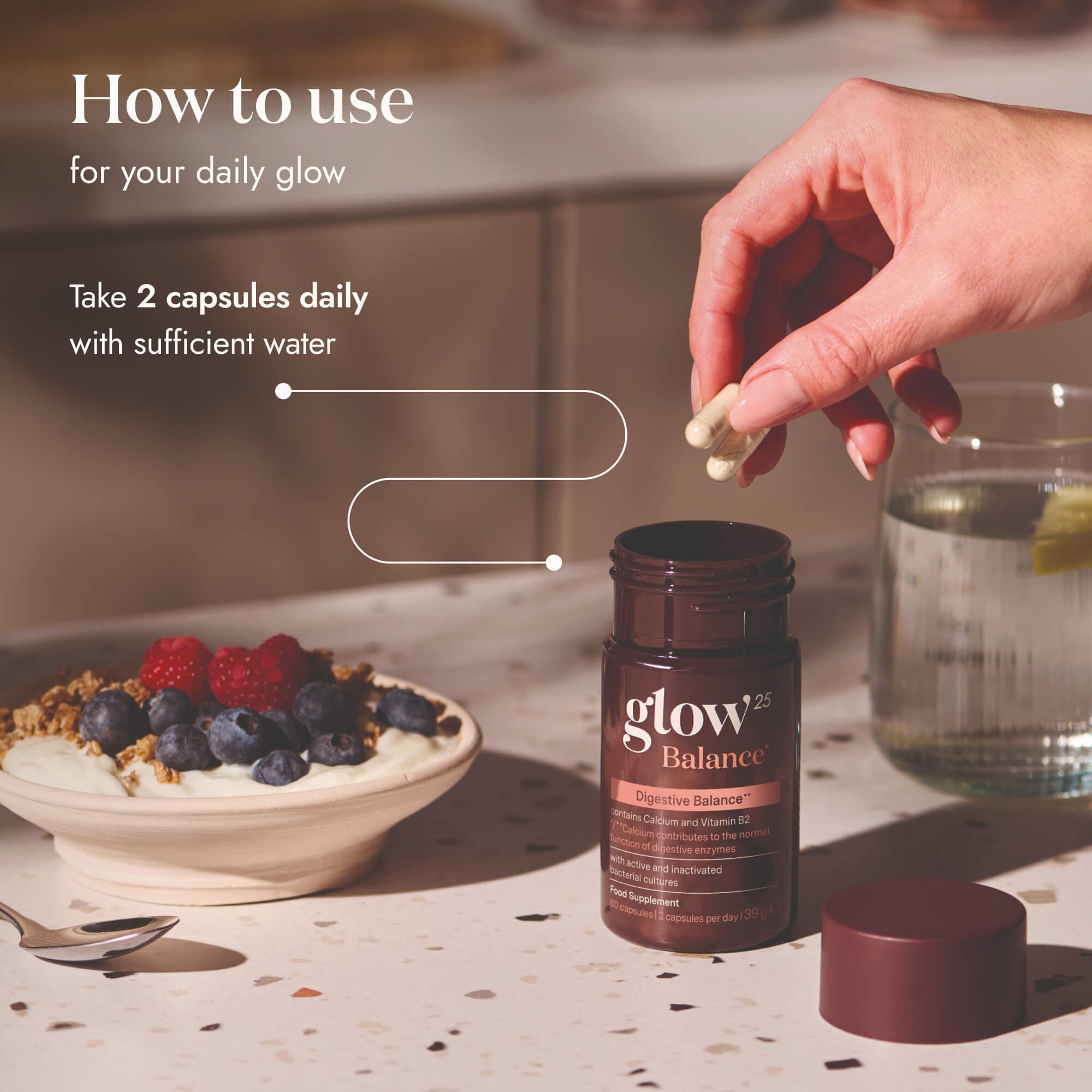 Glow25 Balance – Darmbalance Kapseln