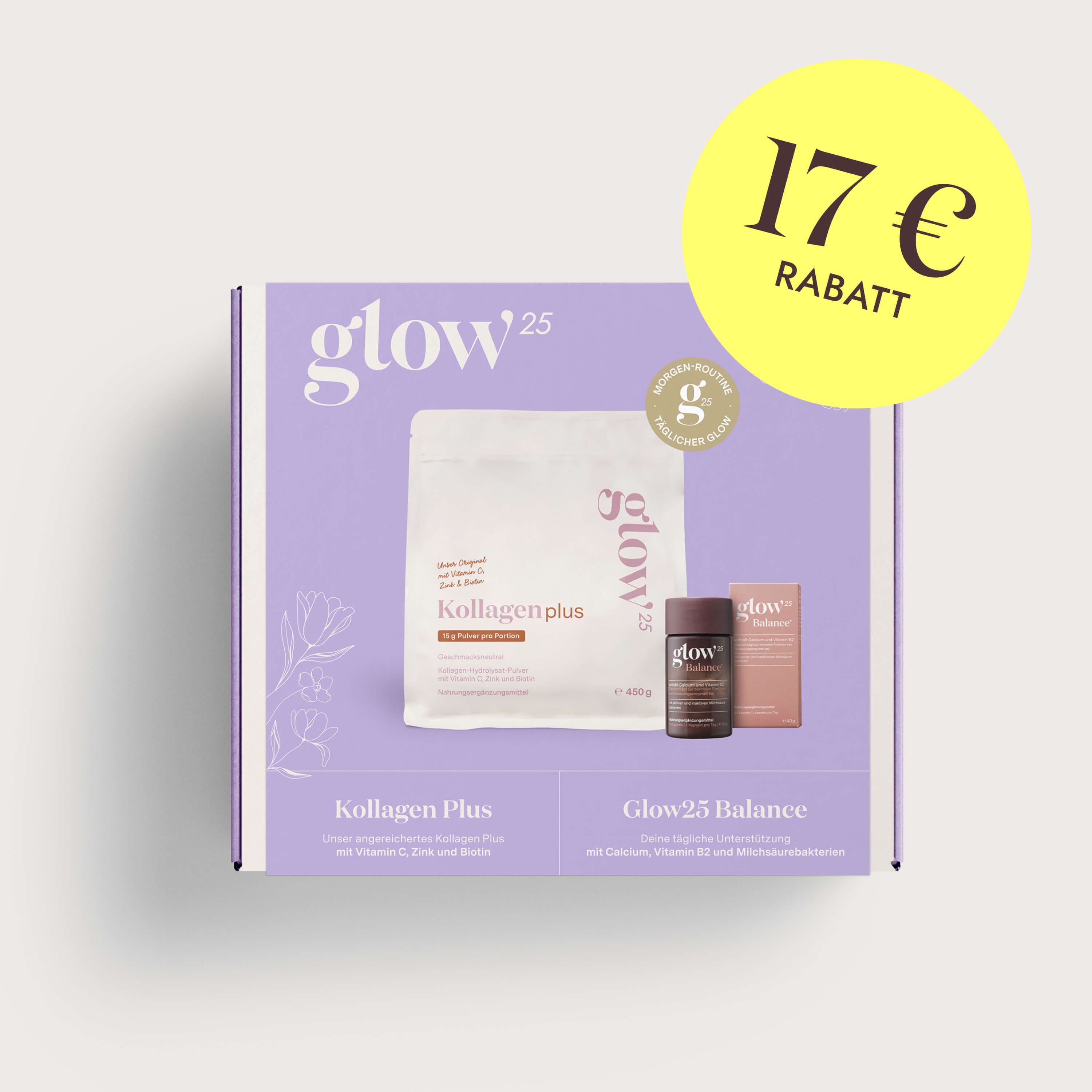Glow25 Kollagen Plus & Balance Bundle