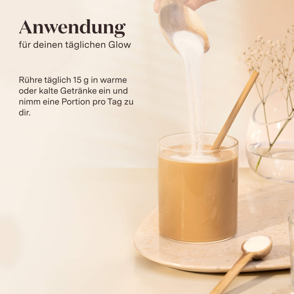 Glow25 Kollagen Pulver – Unser Original mit Vitamin C – Bild 3