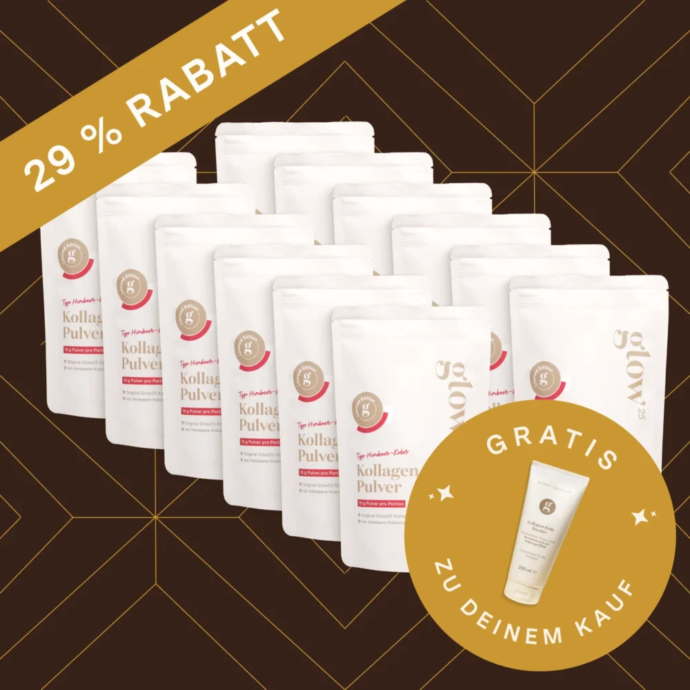 Bundle - Kollagenpulver Himbeer-Kokos - 12er