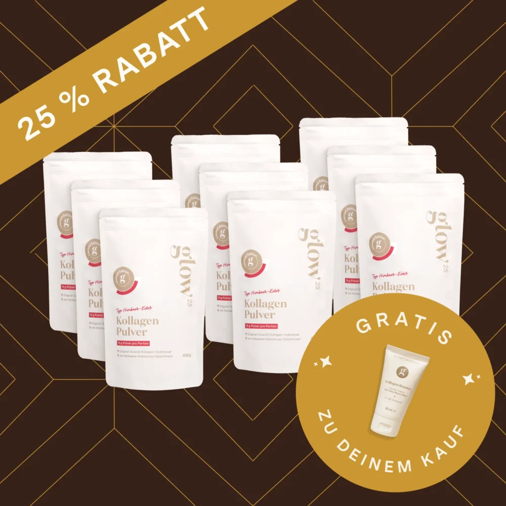 Bundle - Kollagenpulver Himbeer-Kokos - 9er