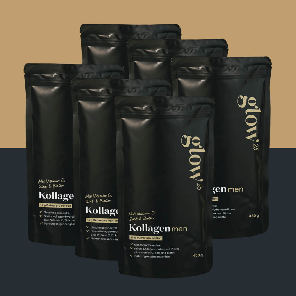 Glow25 Kollagen Plus for Men - 6 Monats Kur