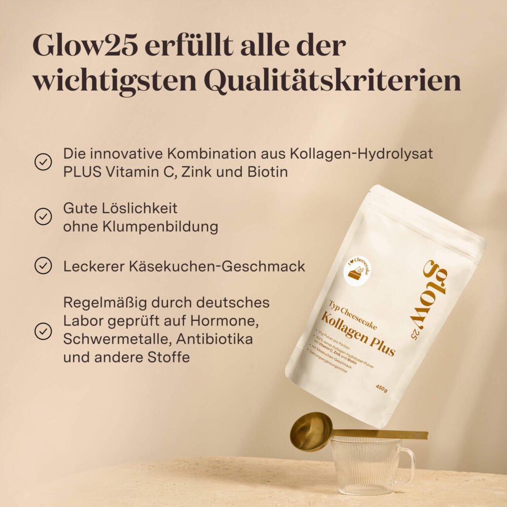 Glow25 Kollagen Plus Typ Cheesecake – Bild 2