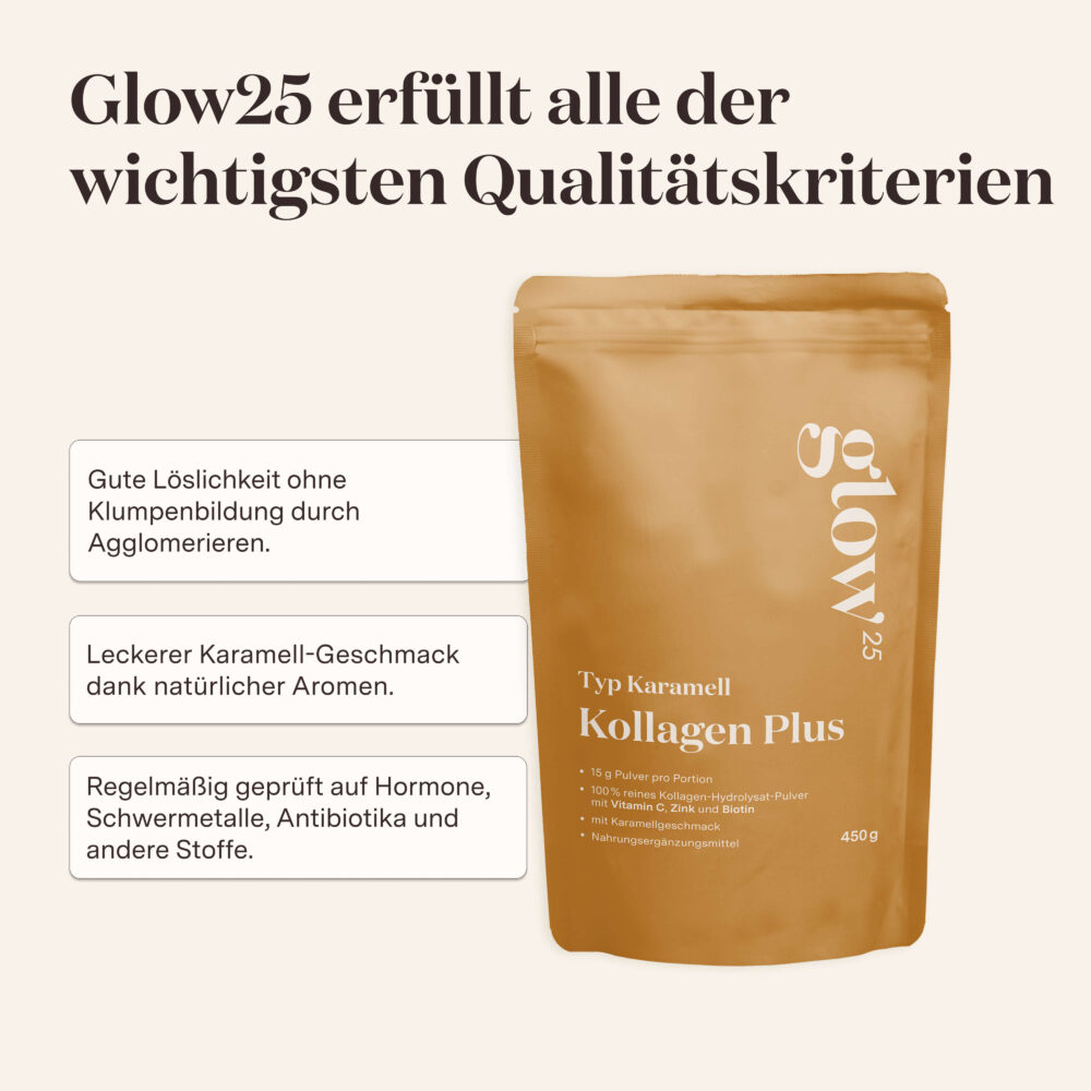 Glow25 Kollagen Plus Typ Karamell – Limited Edition – Bild 4