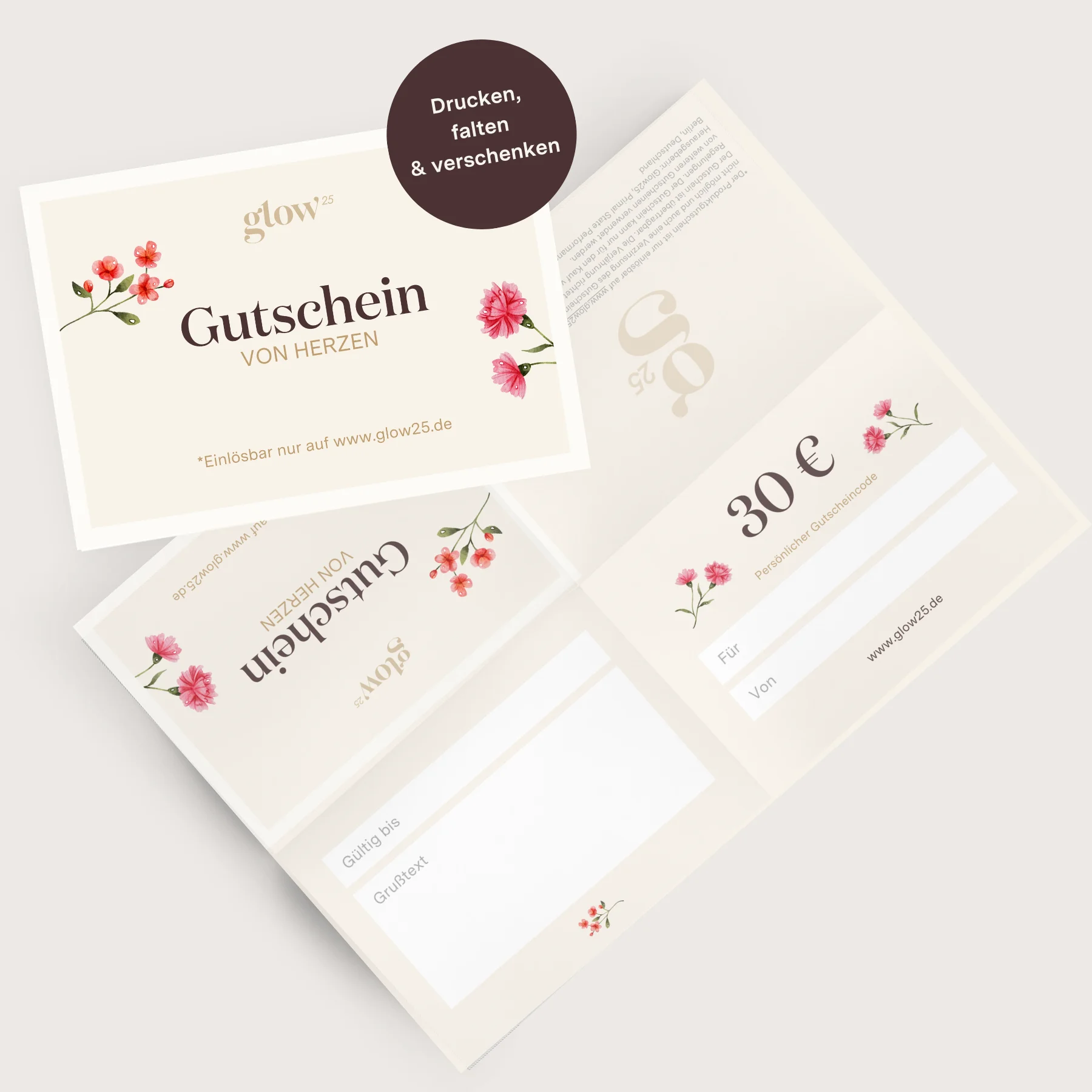 Glow25 Muttertag Voucher 10