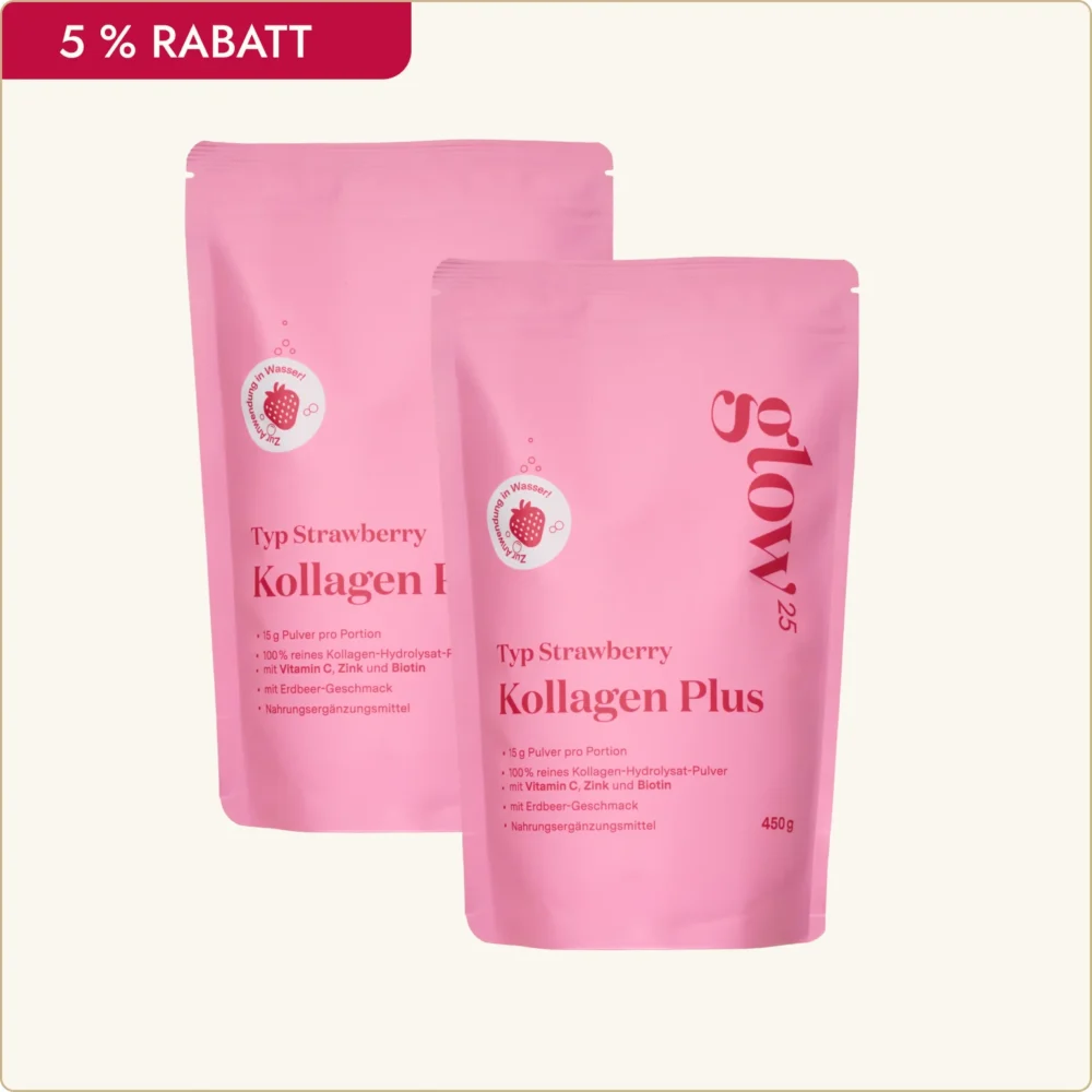 Bundle – Kollagen Plus Typ Strawberry - 2 Monats Kur