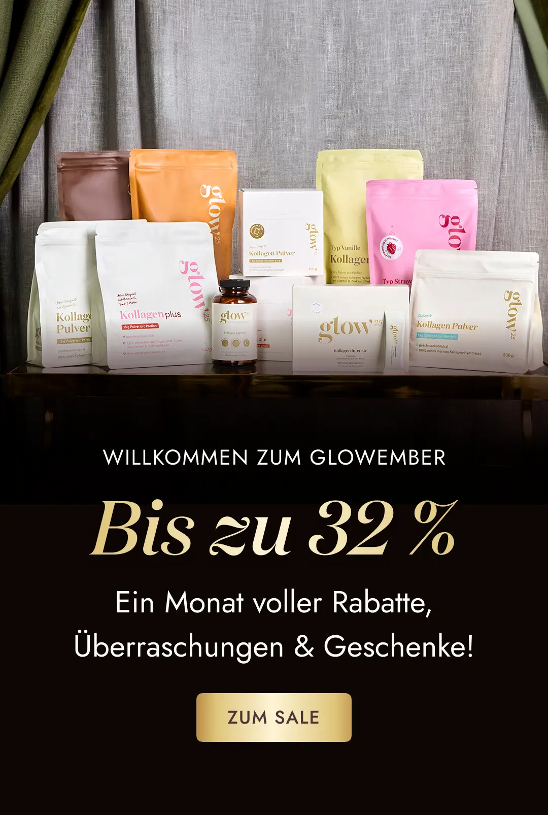Bis zu 32 % + gratis Geschenke. Entdecke noch mehr wunderbare. Angebote im Glowember-Sale!